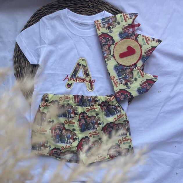 Pantalón corto, corona, sudadera o camiseta