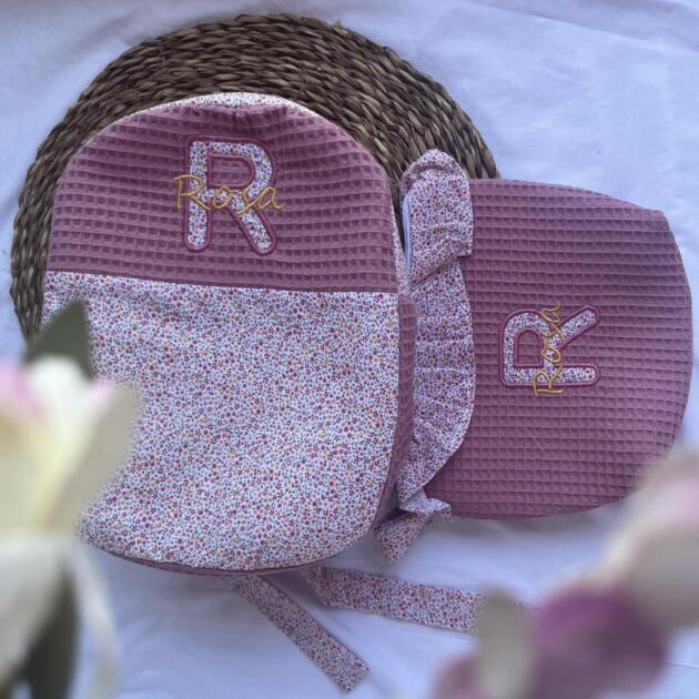 Mochila Pequeña flores