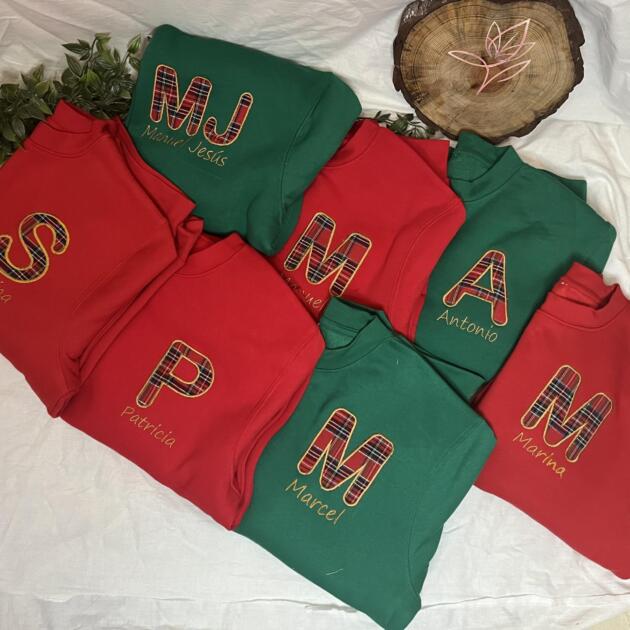 Sudaderas iniciales navidad